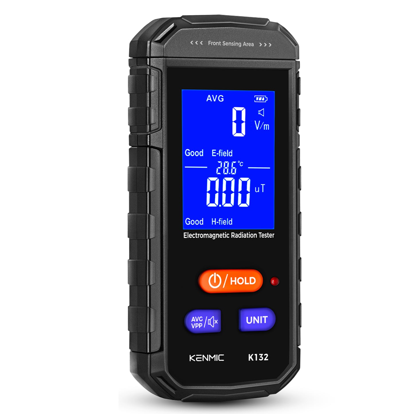 KENMIC K132 - EMF Meter, Rechargeable Digital Electromagnetic Field Radiation Detector